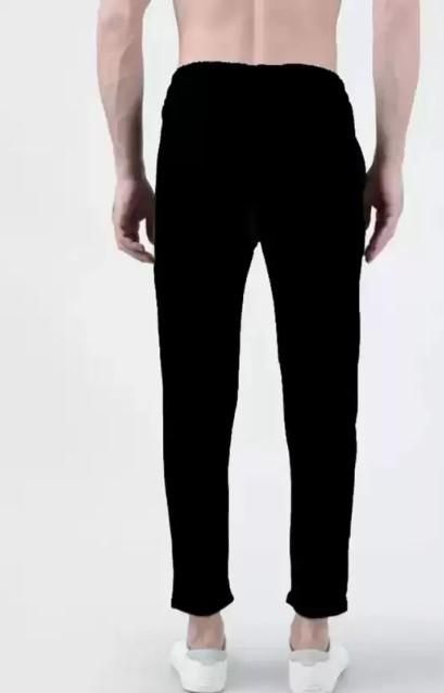 Men's Solid Black & Grey Track Pants Pack of 2